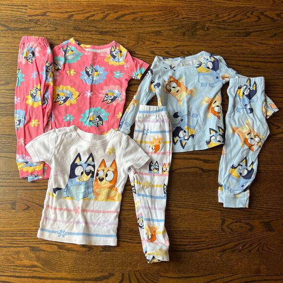 Bluey Other - Bluey Pajama Set Bundle - 3T